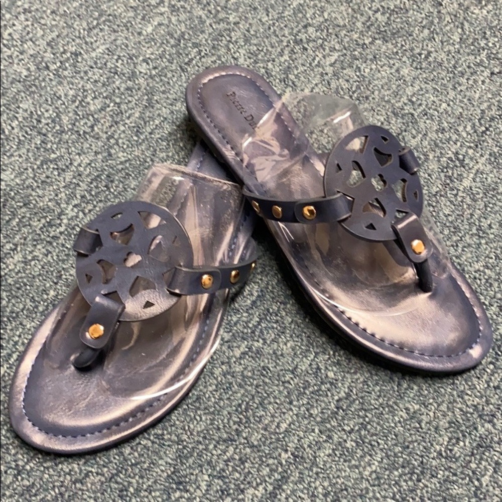 Pierre Dumas Navy Sandal